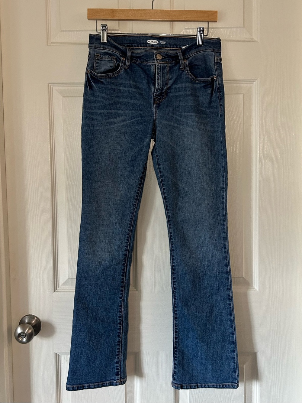 Old Navy Blue Bootcut Jeans - Women's Denim Size 4 Short - Picture 2 of 8